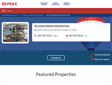 Tablet Screenshot of primeflproperties.com